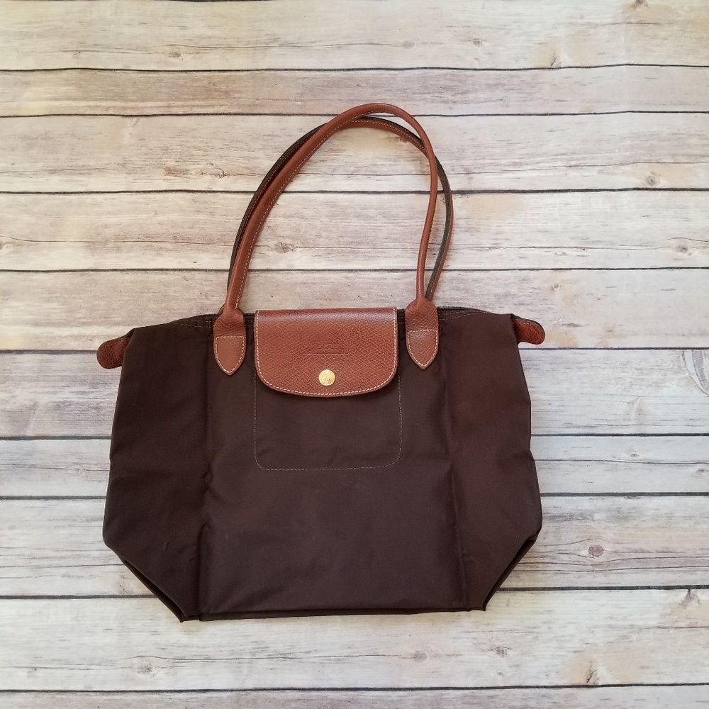 Longchamp small brown bag